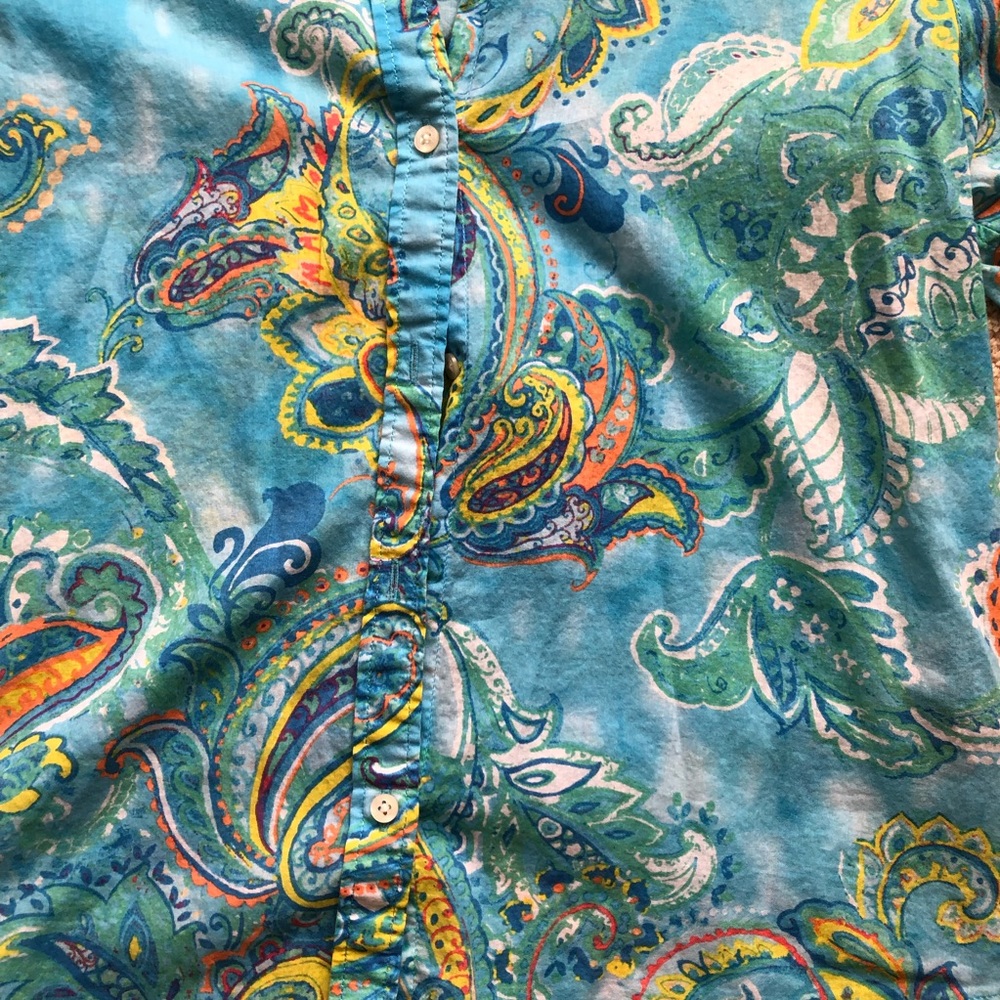 Pattern Ralph Lauren Button Down - Picture 2 of 4